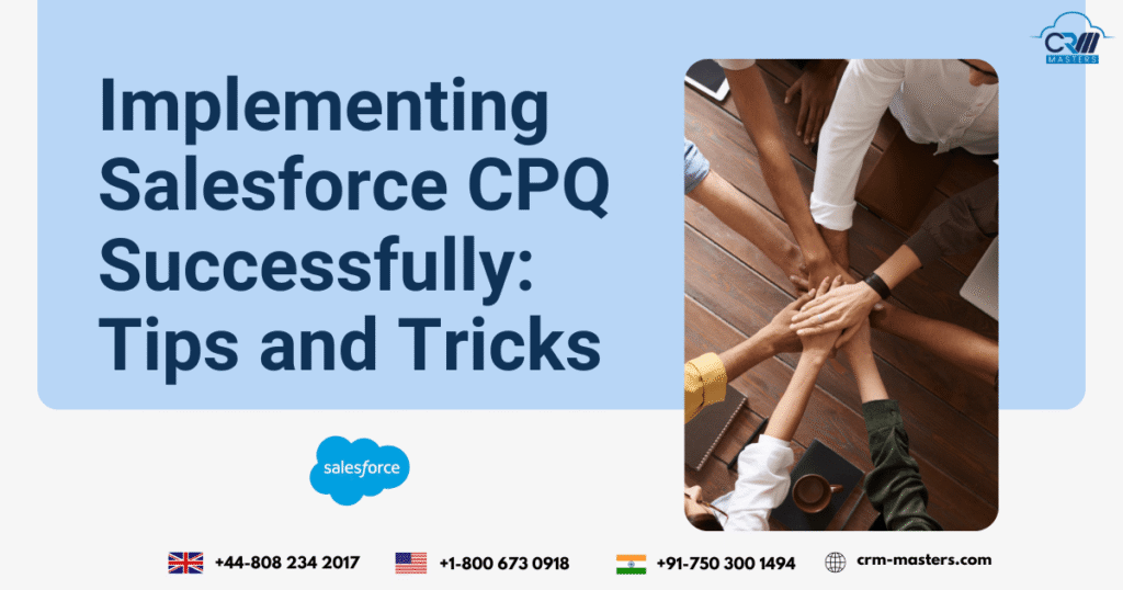 Salesforce CPQ Implementation